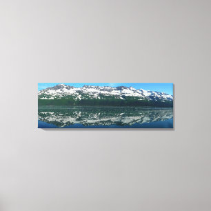 Alaskan Coastline Beautiful Nature Photography Canvas Print