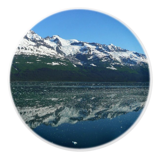 Alaskan Coastline Beautiful Nature Photography Ceramic Knob (Front)