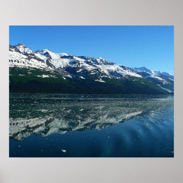 Alaskan Coastline Beautiful Nature Photography Poster (Front)