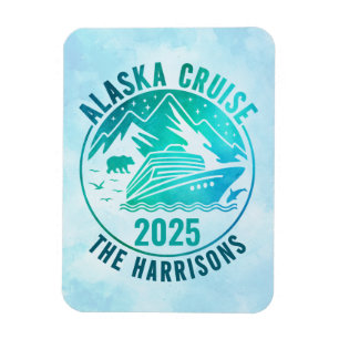 Alaskan Cruise Ship Stateroom Magnet