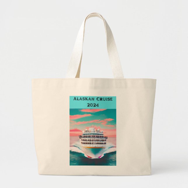 Alaskan cruise tote bag (Front)