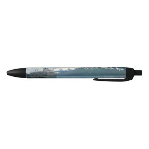 Alaskan Cruise Vacation Travel Photography Black Ink Pen