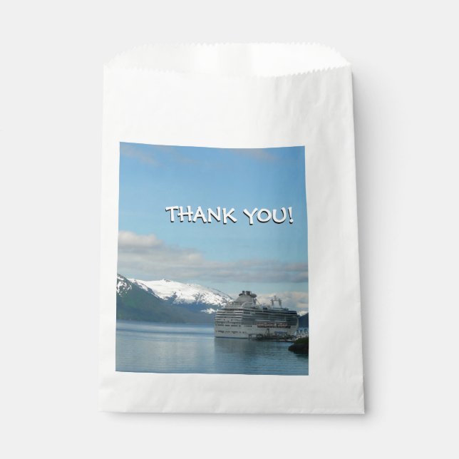 Alaskan Cruise Vacation Travel Photography Favour Bags (Front)