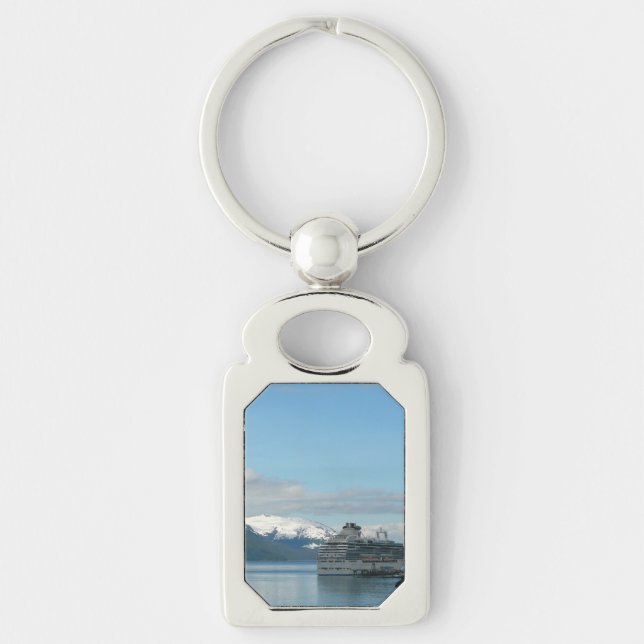 Alaskan Cruise Vacation Travel Photography Key Ring (Front)