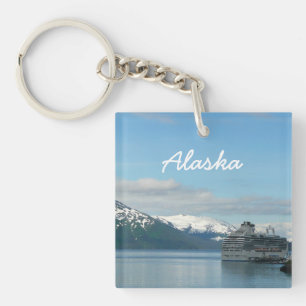 Alaskan Cruise Vacation Travel Photography Key Ring