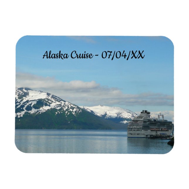 Alaskan Cruise Vacation Travel Photography Magnet (Horizontal)