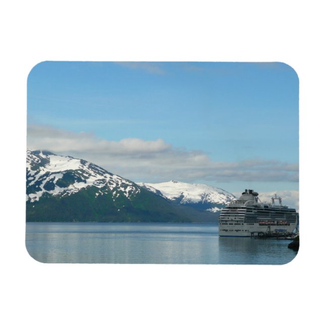 Alaskan Cruise Vacation Travel Photography Magnet (Horizontal)