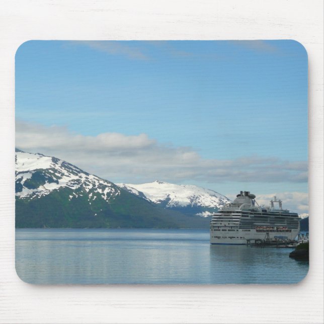 Alaskan Cruise Vacation Travel Photography Mouse Mat (Front)