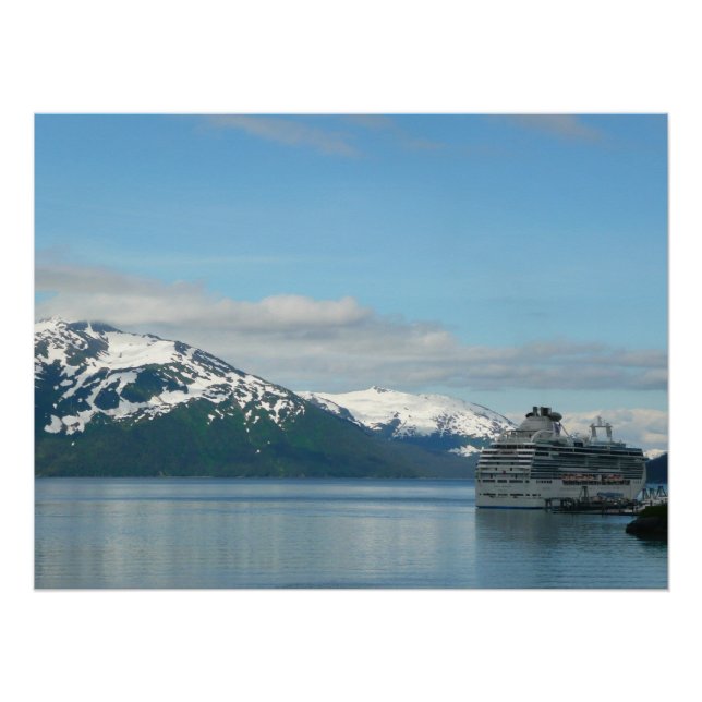 Alaskan Cruise Vacation Travel Photography Poster (Front)