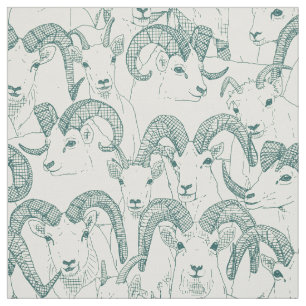 Alaskan Dall sheep jade pearl Fabric