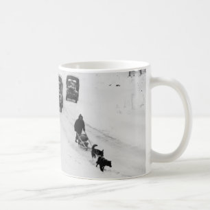 Alaskan Dogsled & Army Trucks Coffee Mug