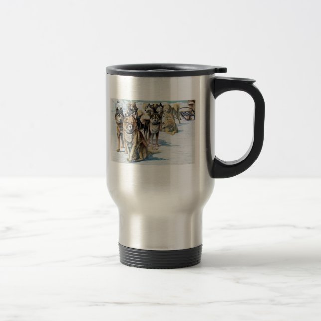 Alaskan Eskimo Sled Dog Mug (Right)