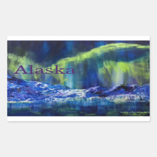 Alaskan Glacial Reflections sticker