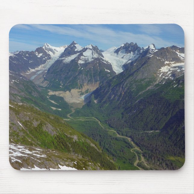 Alaskan Glacier-Carved Valley Mouse Mat (Front)