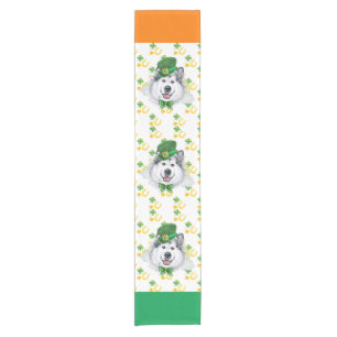 Alaskan Holiday Home Decor St Patricks Day Short Table Runner