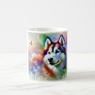 Alaskan Husky 300924AREF103 - Watercolor Coffee Mug
