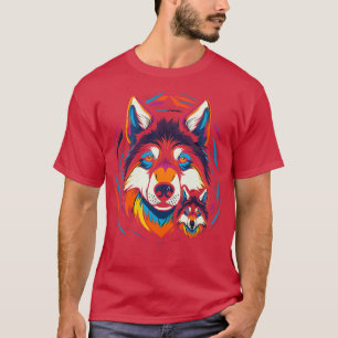 Alaskan Husky Fathers Day T-Shirt