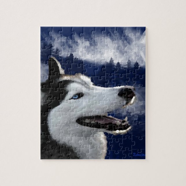 Alaskan Husky Jigsaw Puzzle (Vertical)