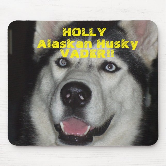 Alaskan Husky MOUSE PAD!!! Mouse Mat (Front)