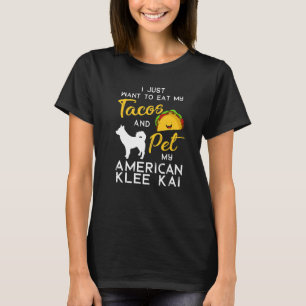 Alaskan Klee Kai Dog Tacos  Owner Xmas Birthday T-Shirt