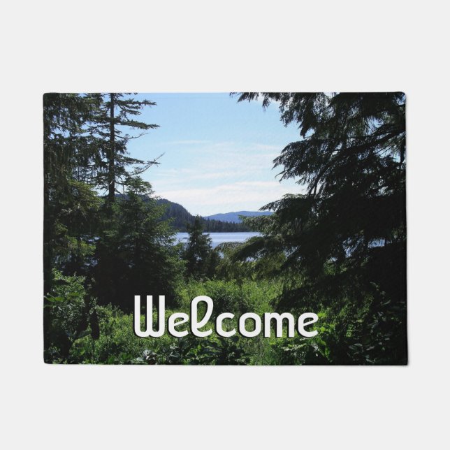 Alaskan Landscape Beautiful Alaska Photography Doormat (Front)