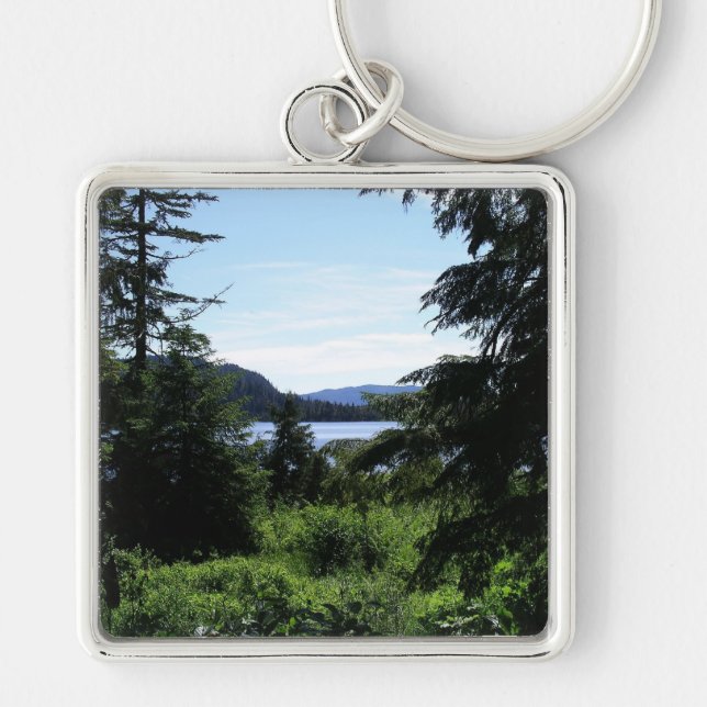 Alaskan Landscape Beautiful Alaska Photography Key Ring (Front)