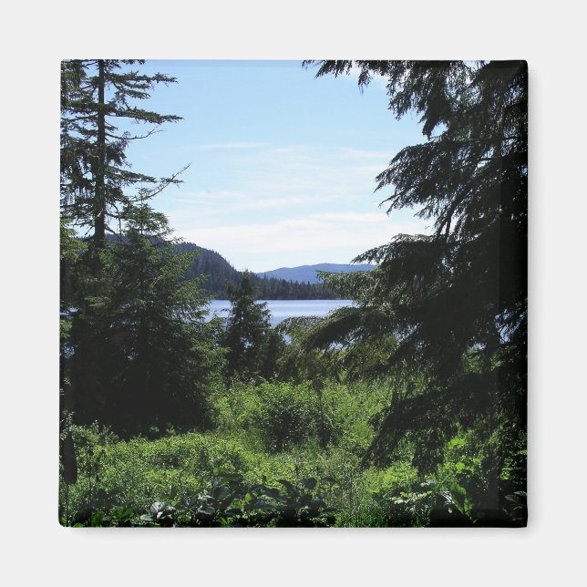 Alaskan Landscape Beautiful Alaska Photography Magnet (Front)