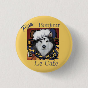 Alaskan Malamute       3 Cm Round Badge