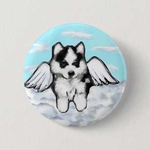 Alaskan Malamute 6 Cm Round Badge