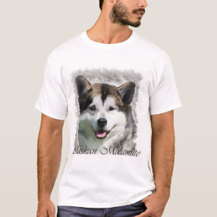 Alaskan Malamute Art Gifts T-Shirt