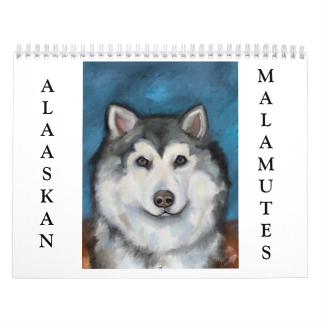 Alaskan Malamute  Calendar (Cover)