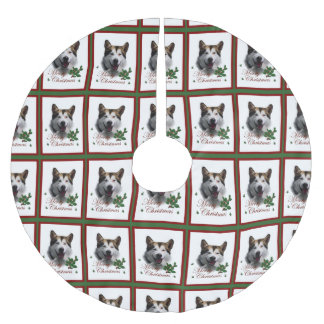 Alaskan Malamute Christmas Brushed Polyester Tree Skirt
