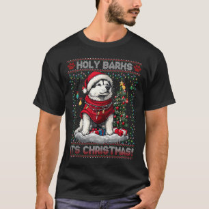 Alaskan Malamute Christmas Tree Decorations Dog Lo T-Shirt