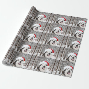 Alaskan Malamute Christmas Wrapping Paper