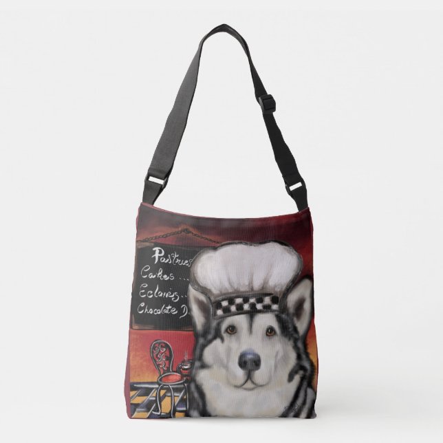 Alaskan Malamute    Crossbody Bag (Front)