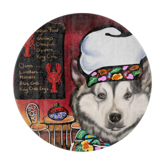 Alaskan Malamute              Cutting Board (Front)