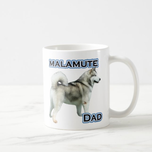 Alaskan Malamute Dad 4 Coffee Mug (Right)