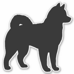 Alaskan Malamute Dog Breed Silhouette Vinyl