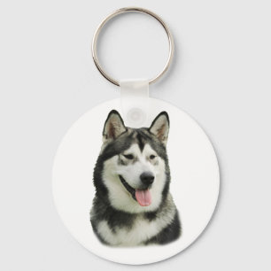 Alaskan Malamute dog Key Ring