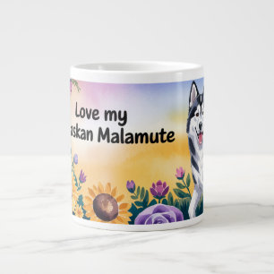 Alaskan Malamute Dog Owner Gift Large Coffee Mug