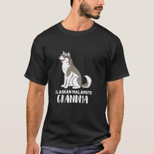 Alaskan Malamute Dog Owner Grandma T-Shirt