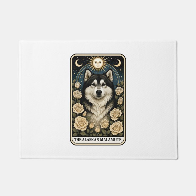 Alaskan Malamute Doormat (Front)