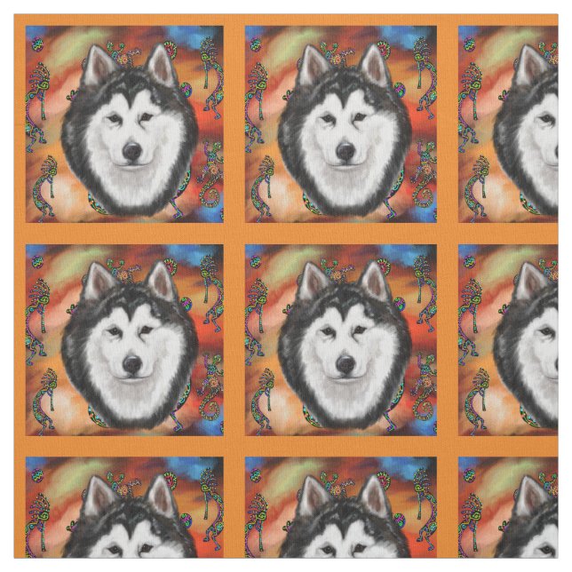 ALASKAN MALAMUTE FABRIC (Swatch)