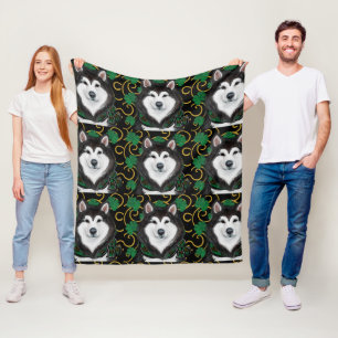 Alaskan Malamute                 Fleece Blanket