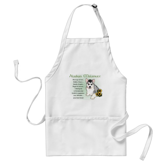 Alaskan Malamute Gifts Standard Apron (Front)