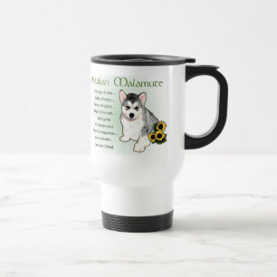 Alaskan Malamute Gifts Travel Mug