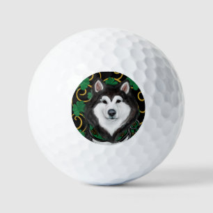 Alaskan Malamute Golf Balls