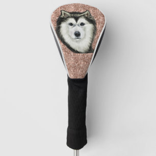 Alaskan Malamute Golf Head Cover