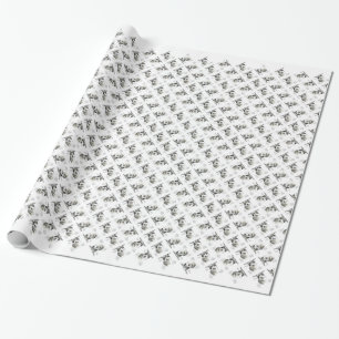 Alaskan Malamute History Design Wrapping Paper