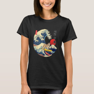 Alaskan Malamute Japanese Kanagawa Wave Surf Loyal T-Shirt